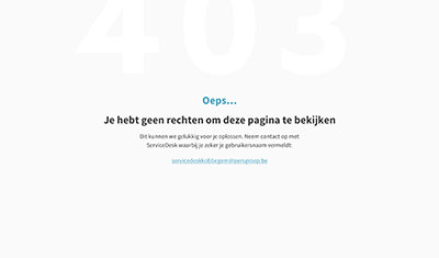error 403 page